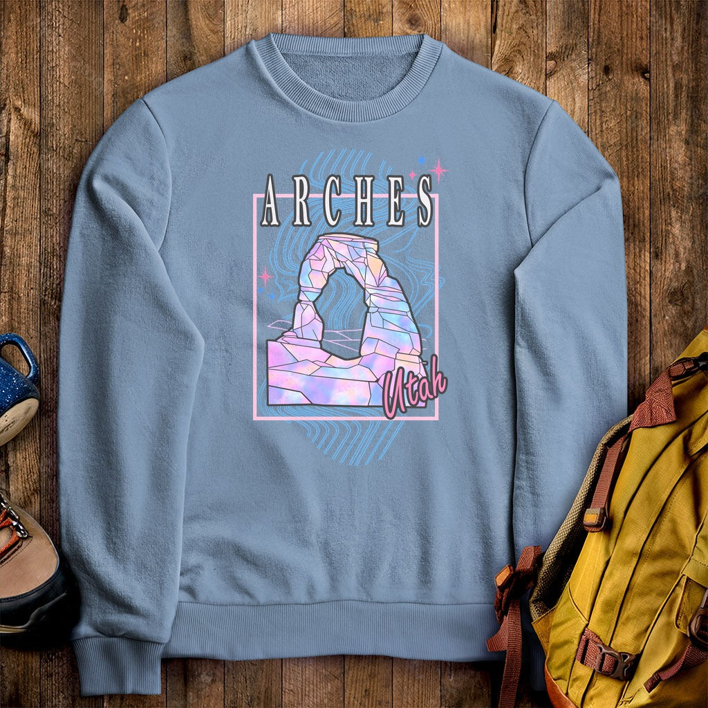 Arches Retro 80's Crewneck Sweatshirt