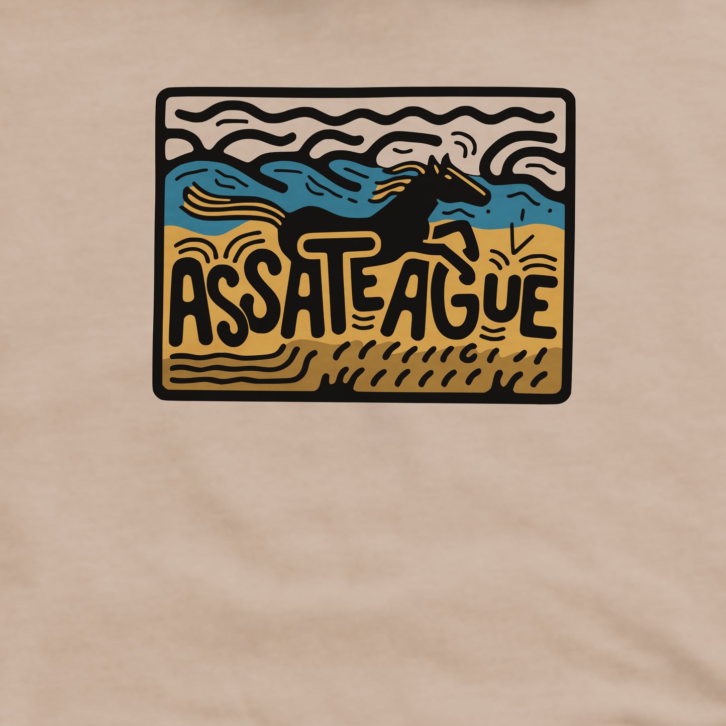 Assateague Island Crewneck Sweatshirt Adventure and Outdoors Themed Sweatshirt
