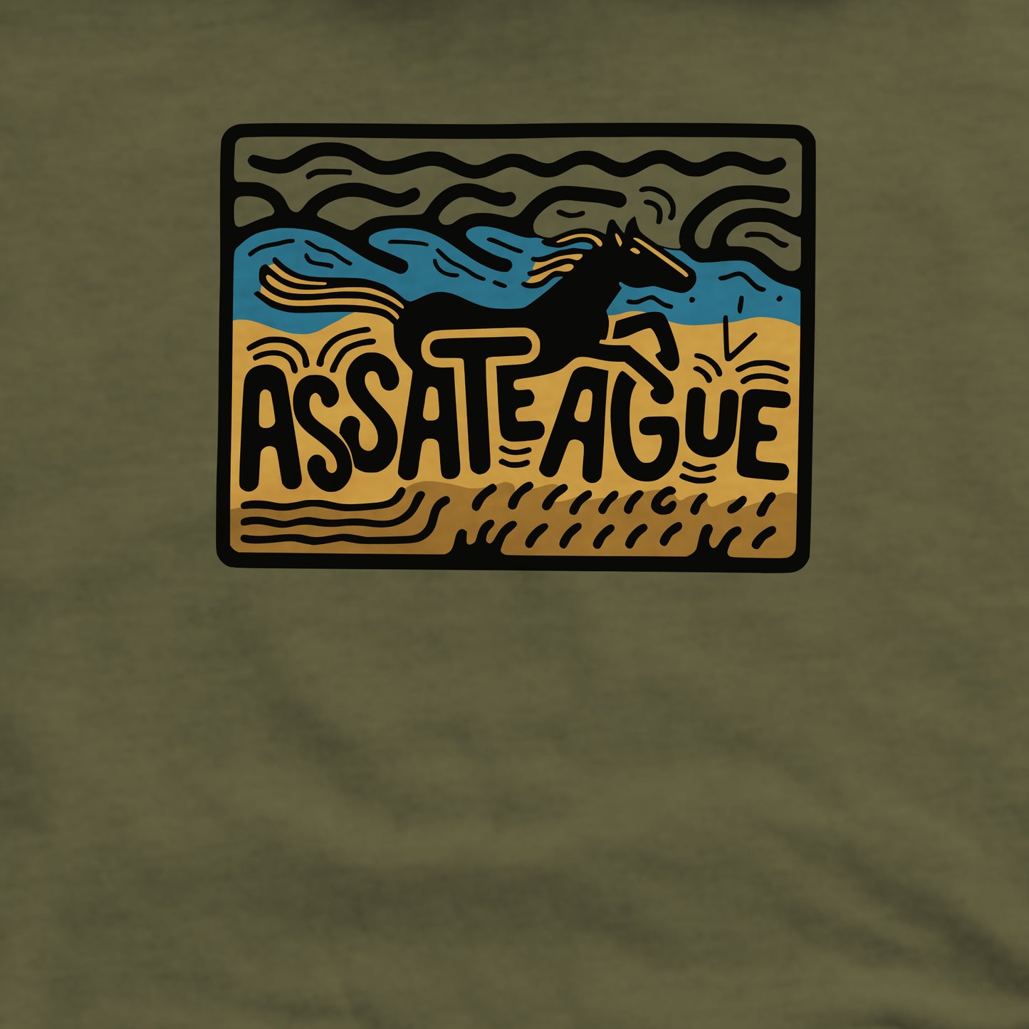 Assateague Island Crewneck Sweatshirt Adventure and Outdoors Themed Sweatshirt