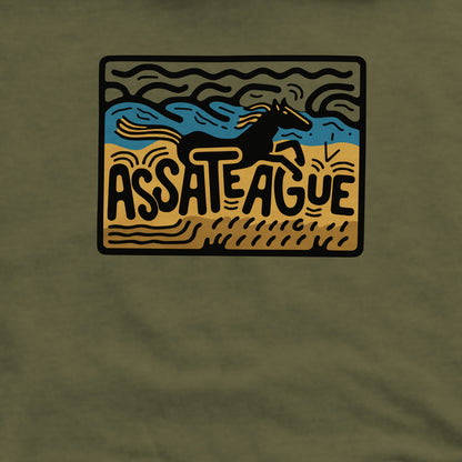 Assateague Island Crewneck Sweatshirt Adventure and Outdoors Themed Sweatshirt