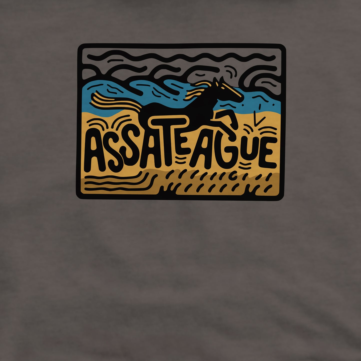 Assateague Island Crewneck Sweatshirt Adventure and Outdoors Themed Sweatshirt