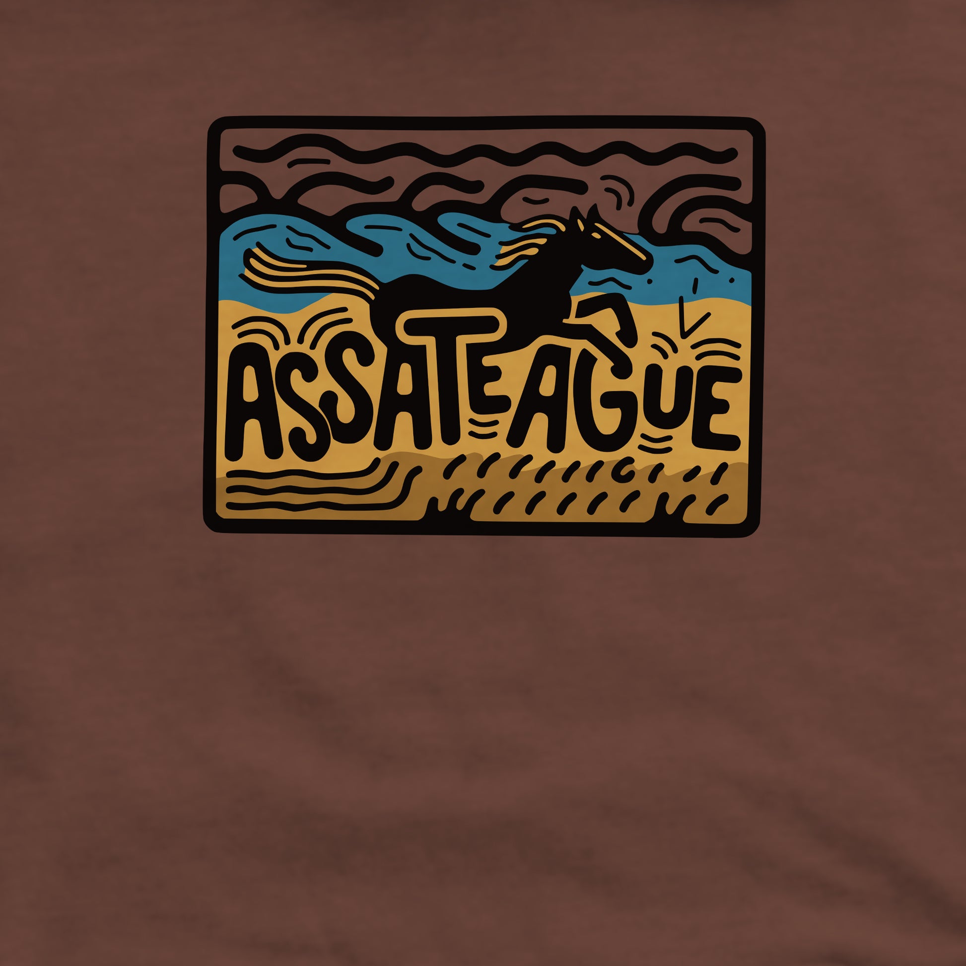 Assateague Island Crewneck Sweatshirt Adventure and Outdoors Themed Sweatshirt