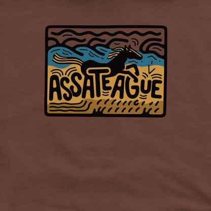 Assateague Island Crewneck Sweatshirt Adventure and Outdoors Themed Sweatshirt