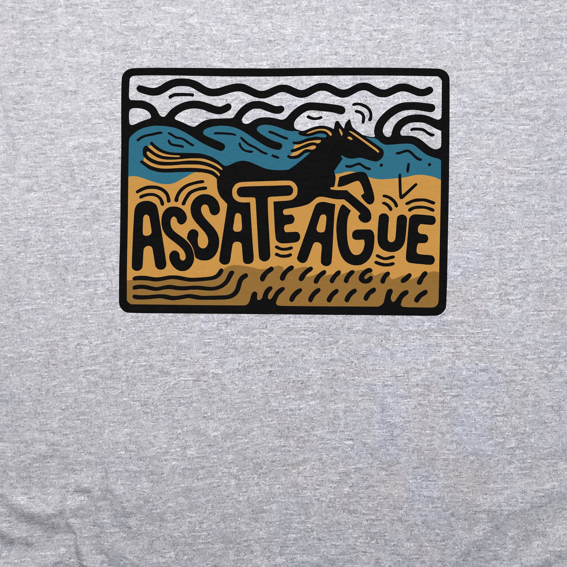 Assateague Island Crewneck Sweatshirt Adventure and Outdoors Themed Sweatshirt