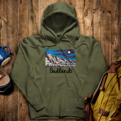 Badlands at Night Hoodie