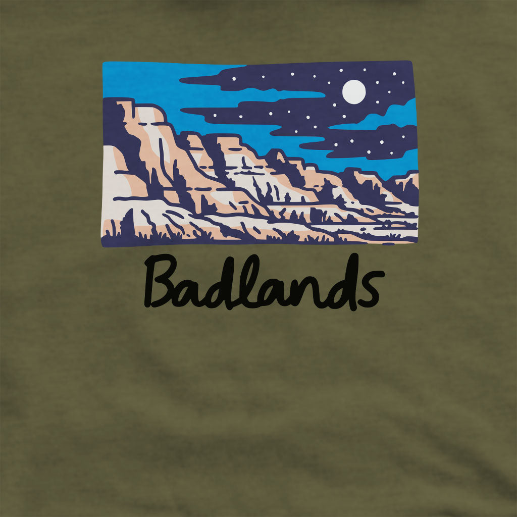 Badlands at Night Crewneck Sweatshirt