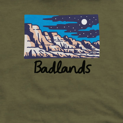 Badlands at Night Crewneck Sweatshirt