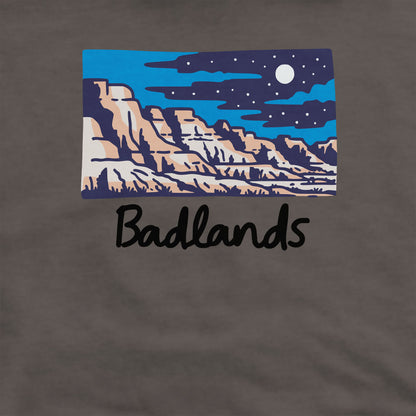 Badlands at Night Crewneck Sweatshirt