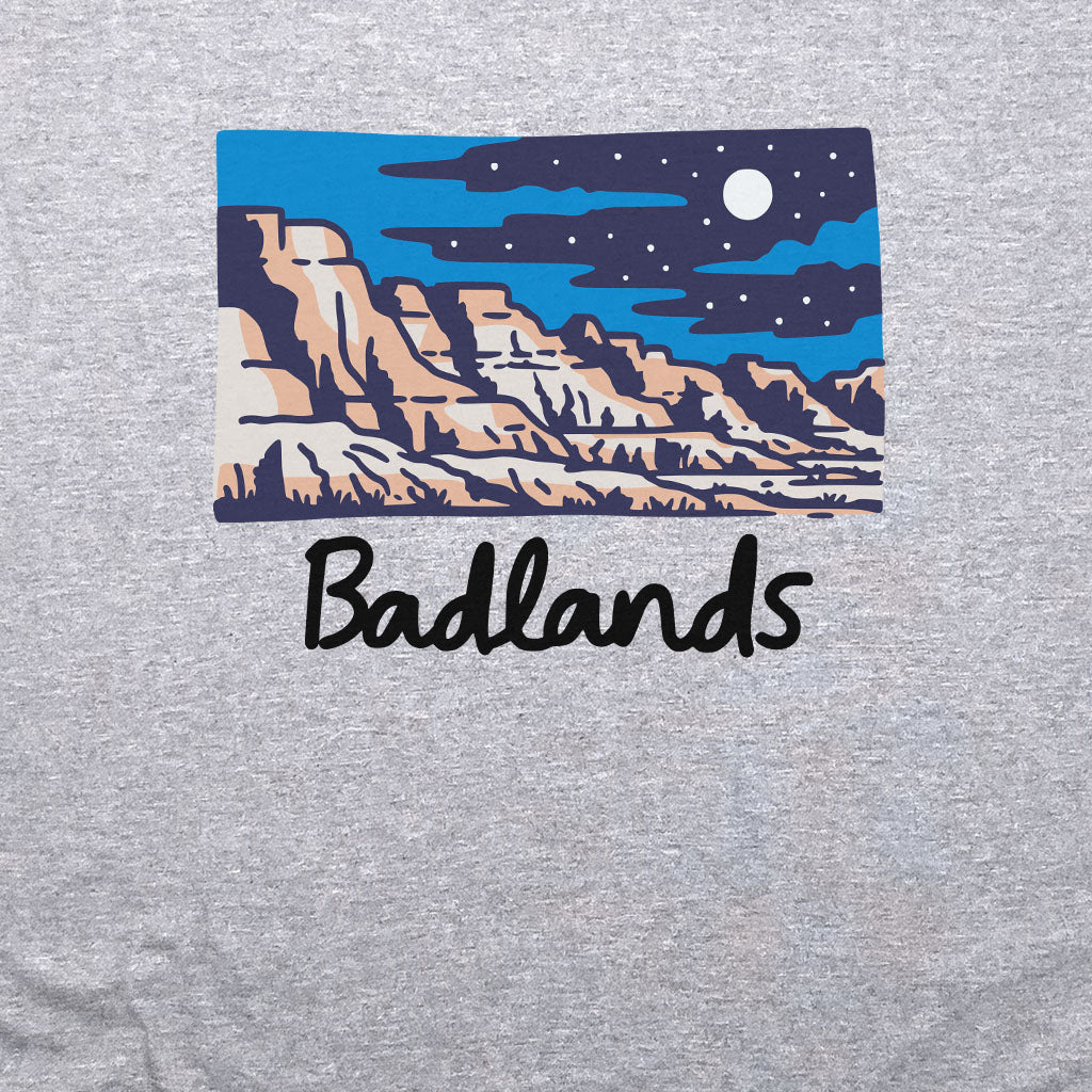 Badlands at Night Crewneck Sweatshirt