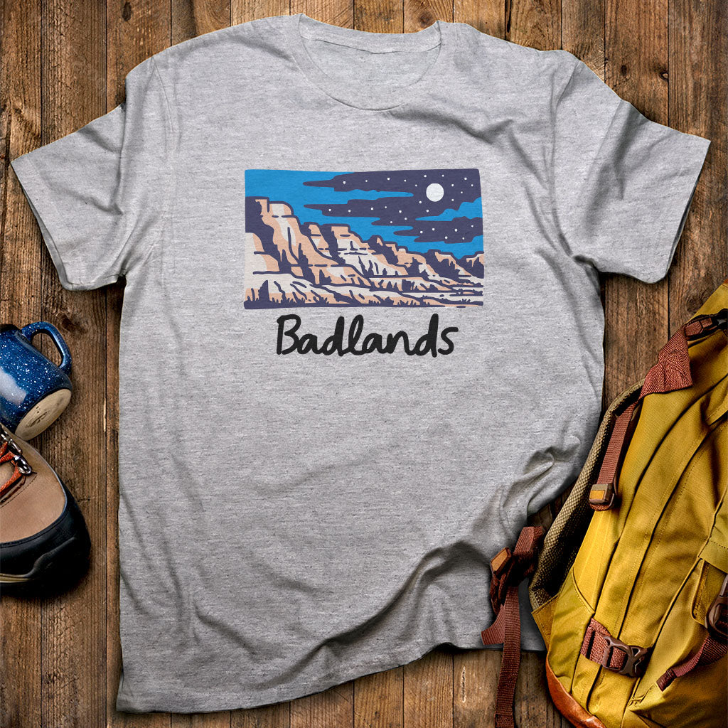 Badlands at Night T-Shirt