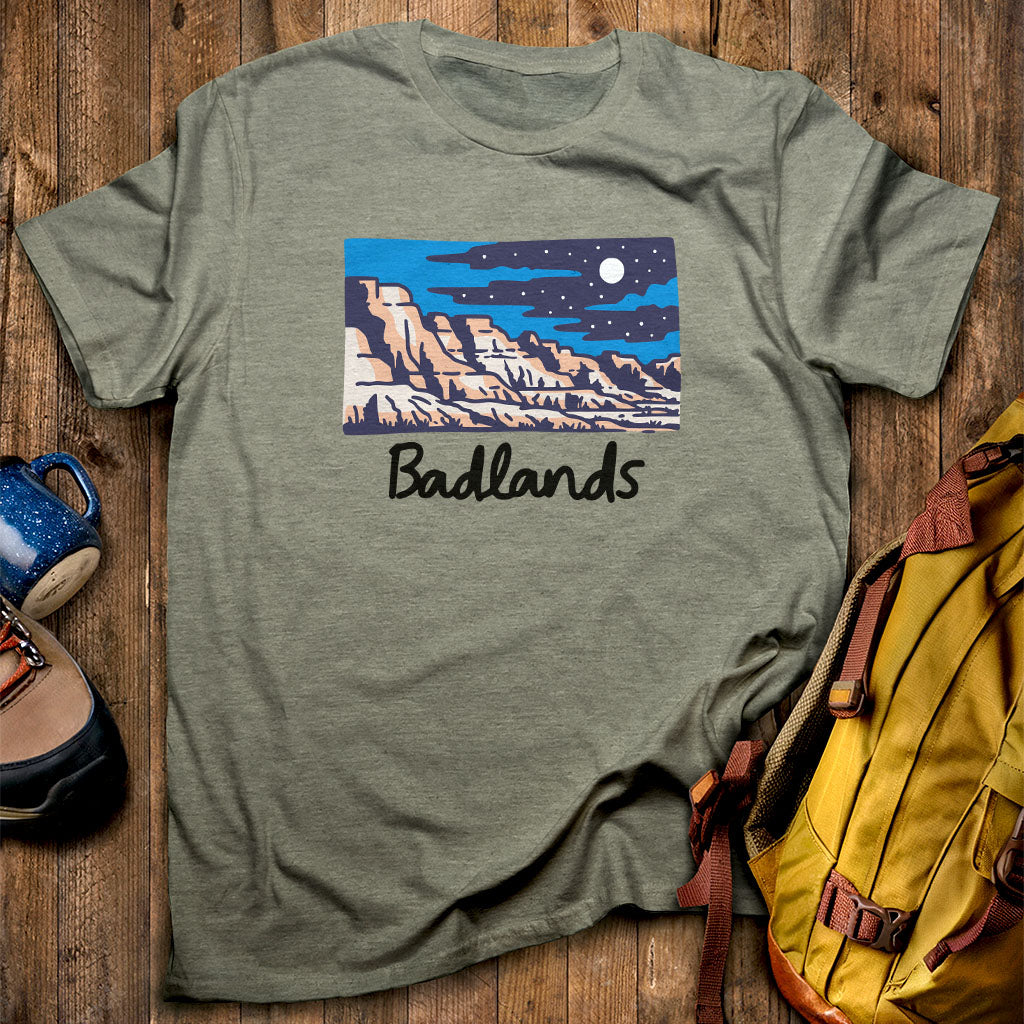 Badlands at Night T-Shirt