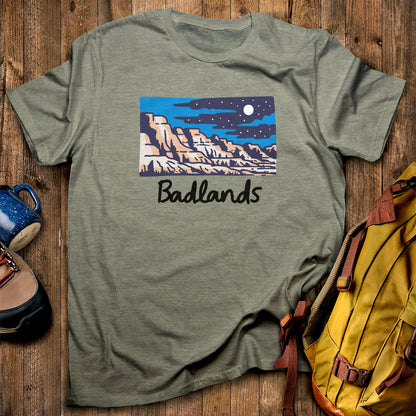 Badlands at Night T-Shirt