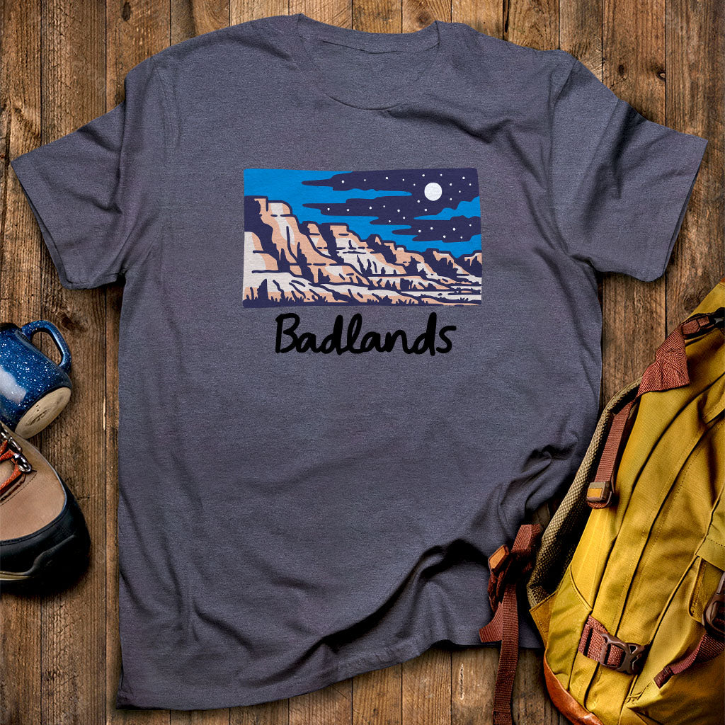 Badlands at Night T-Shirt