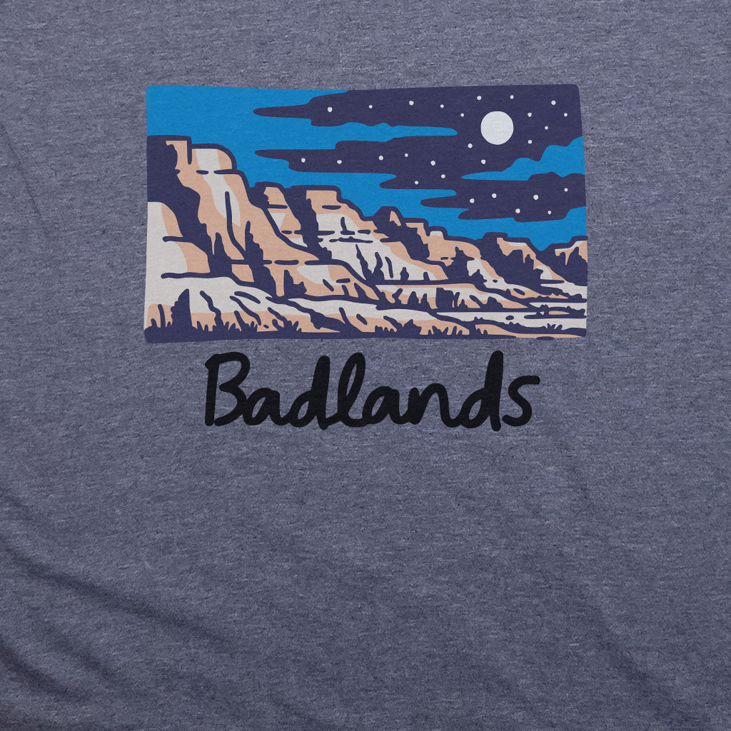 Badlands at Night T-Shirt
