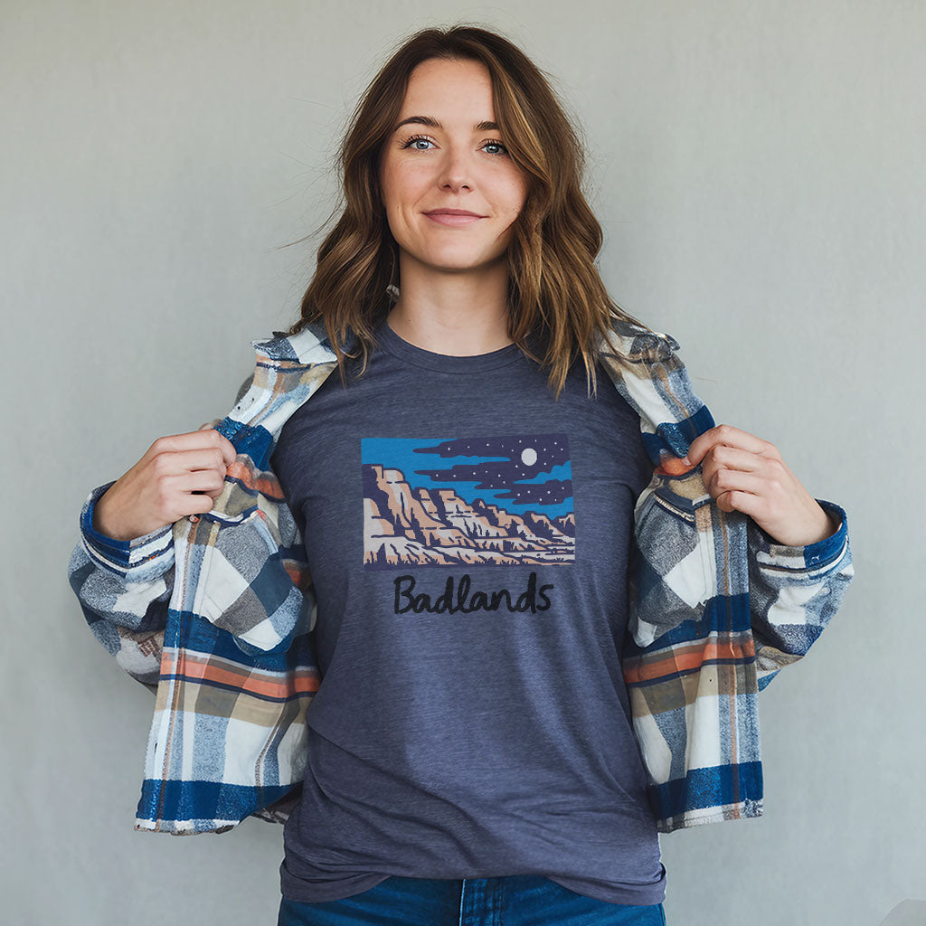 Badlands at Night T-Shirt