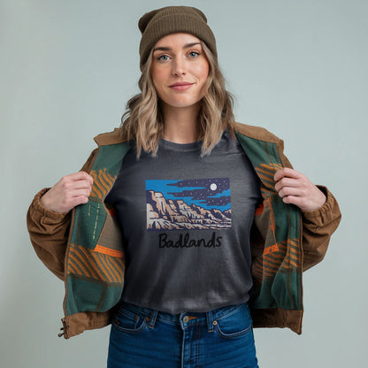 Badlands at Night T-Shirt