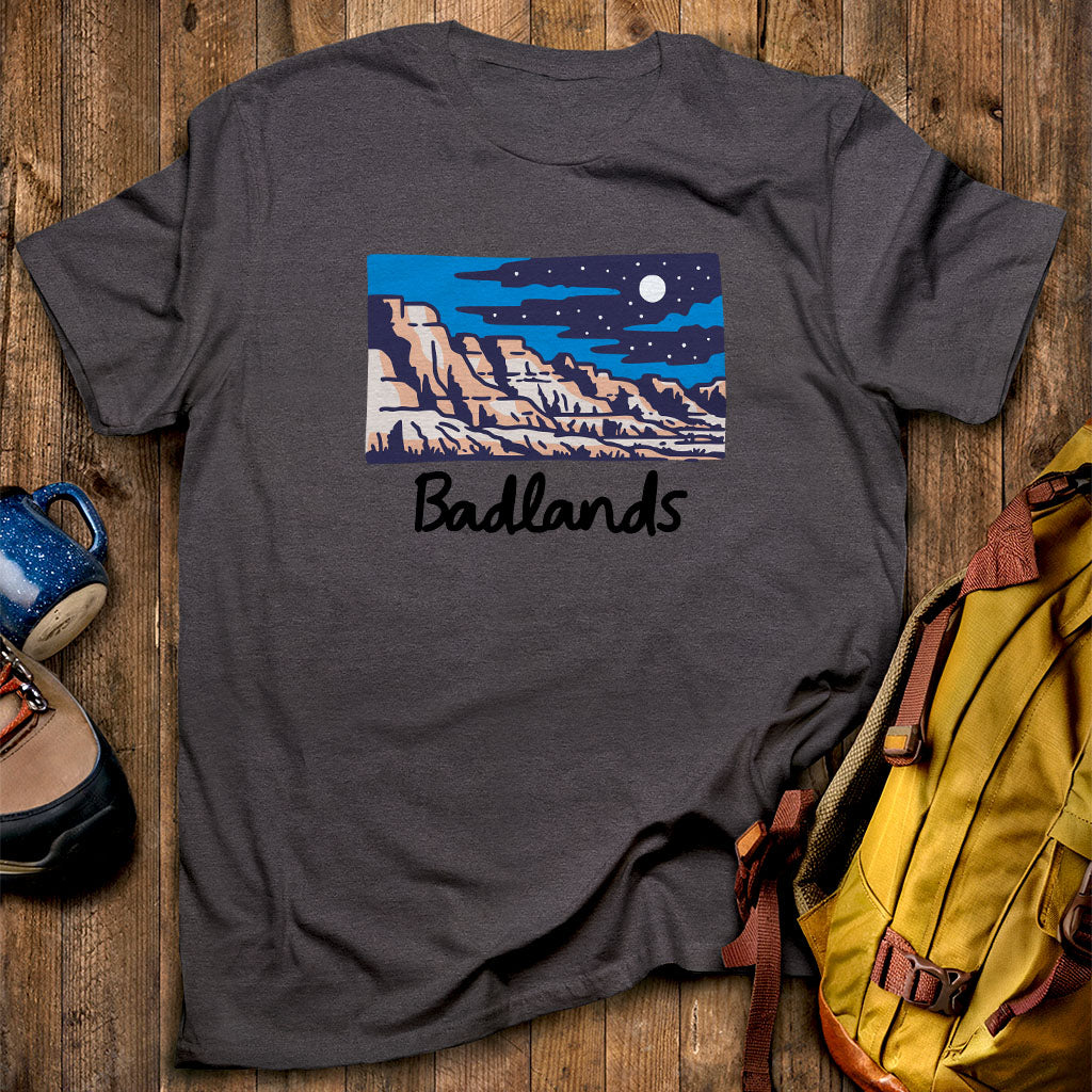 Badlands at Night T-Shirt