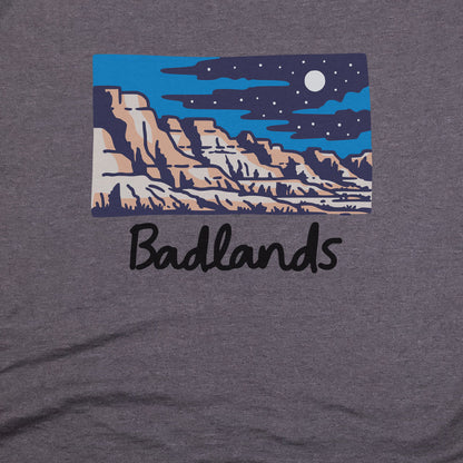Badlands at Night T-Shirt