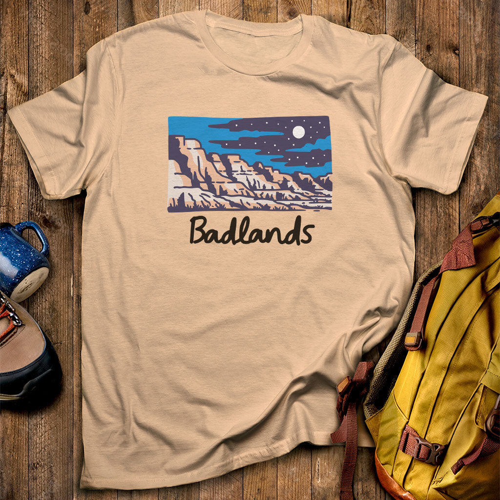 Badlands at Night T-Shirt