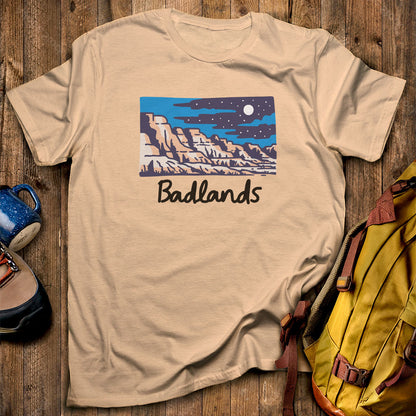 Badlands at Night T-Shirt