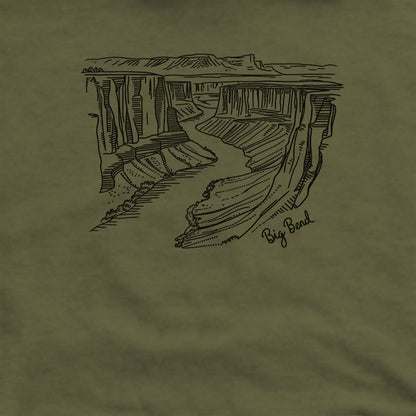 Big Bend Line Drawing Hoodie