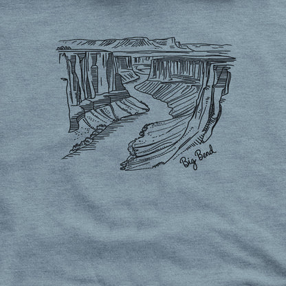 Big Bend Line Drawing Hoodie