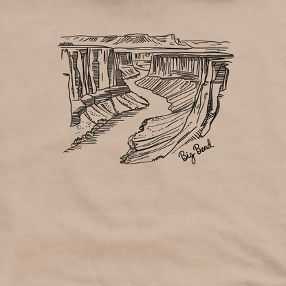 Big Bend Line Drawing Crewneck Sweatshirt
