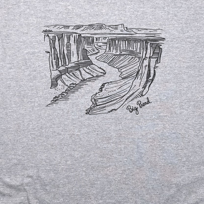 Big Bend Line Drawing T-Shirt