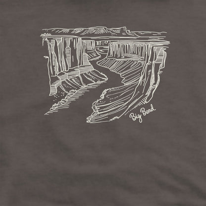 Big Bend Line Drawing Hoodie