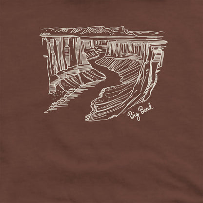 Big Bend Line Drawing Hoodie