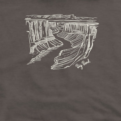 Big Bend Line Drawing Crewneck Sweatshirt