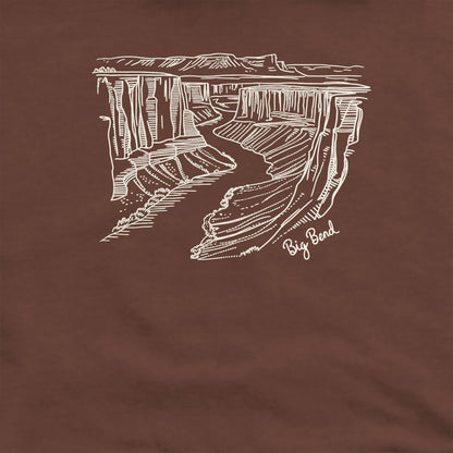 Big Bend Line Drawing Crewneck Sweatshirt
