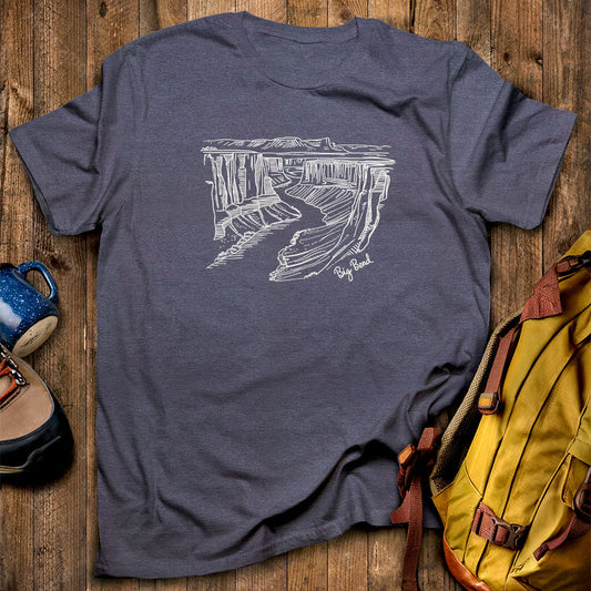 Big Bend Line Drawing T-Shirt