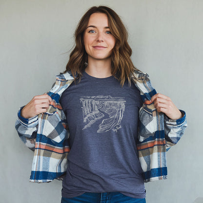 Big Bend Line Drawing T-Shirt