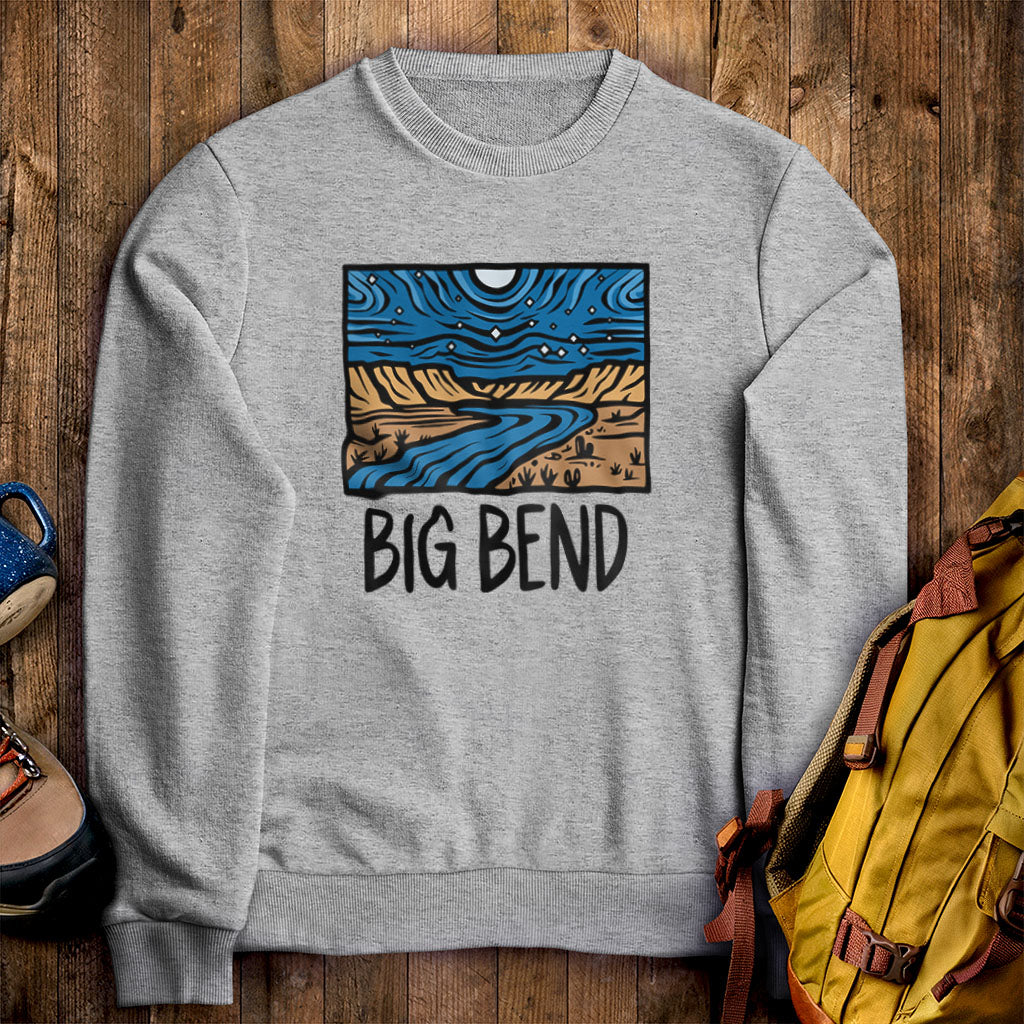 Big Bend National Park at Night Crewneck Sweatshirt