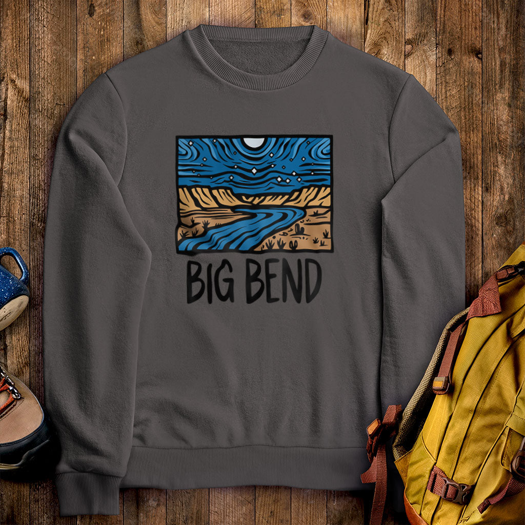 Big Bend National Park at Night Crewneck Sweatshirt