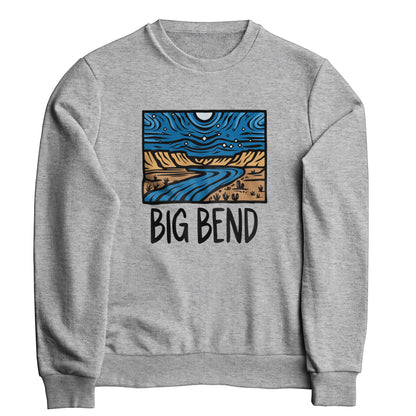 Big Bend National Park at Night Crewneck Sweatshirt