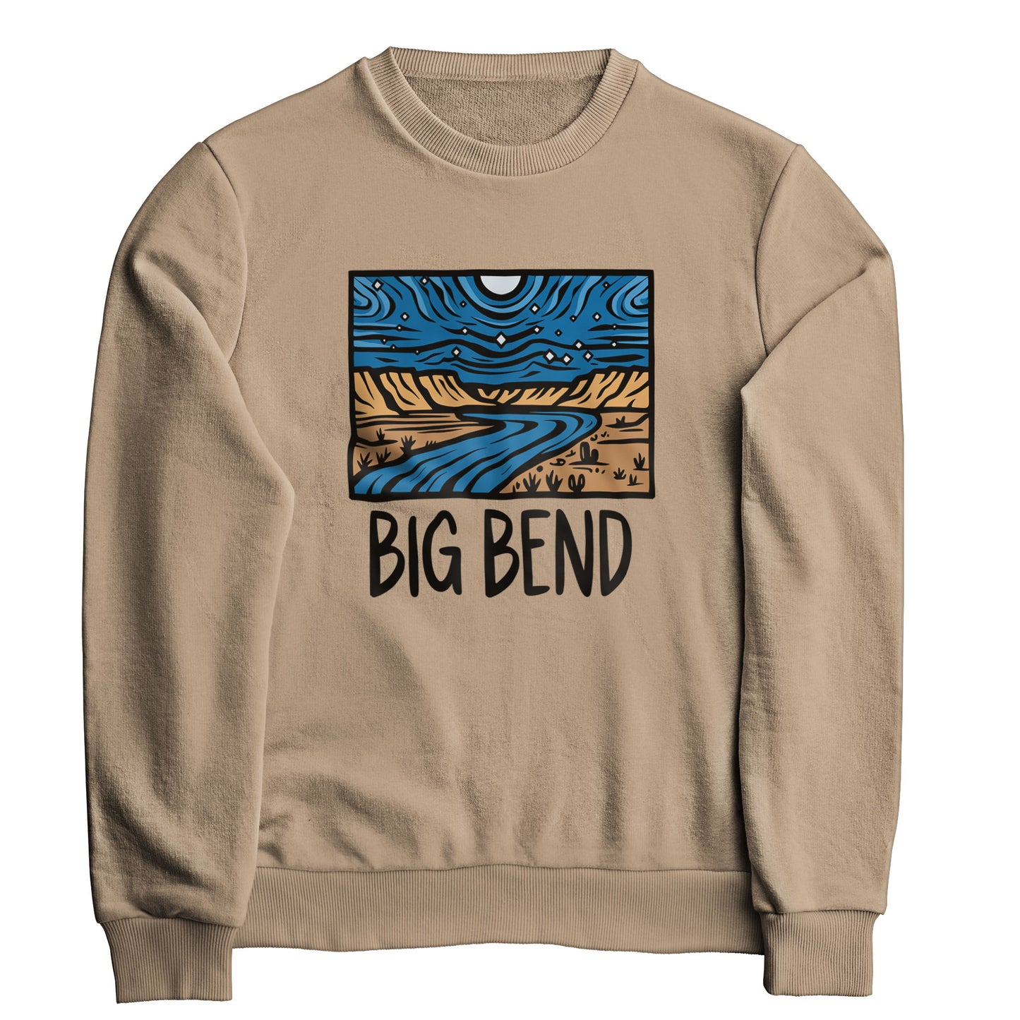 Big Bend National Park at Night Crewneck Sweatshirt