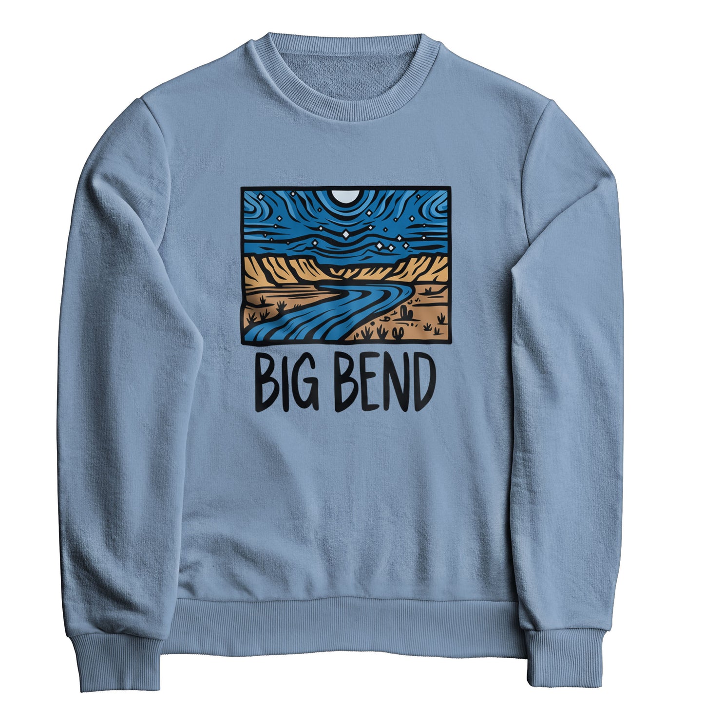 Big Bend National Park at Night Crewneck Sweatshirt