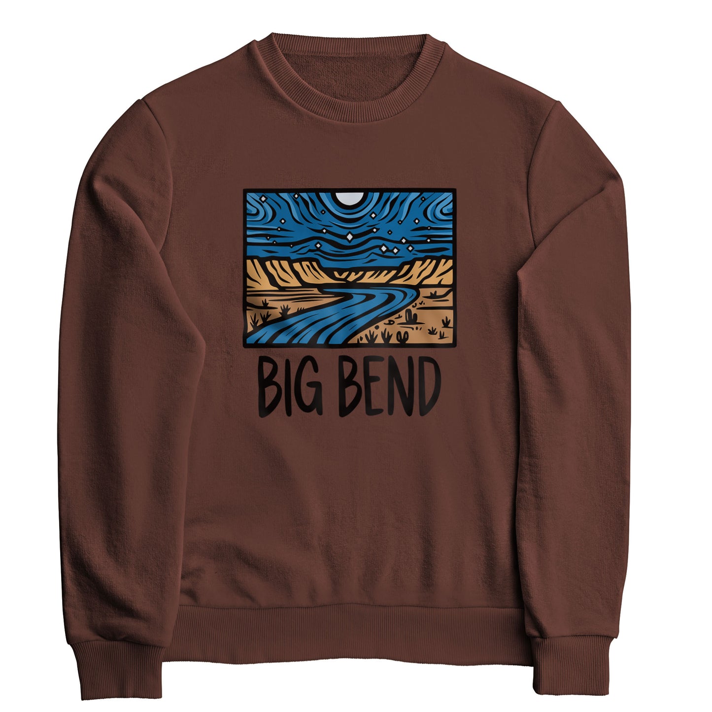 Big Bend National Park at Night Crewneck Sweatshirt