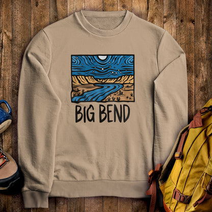 Big Bend National Park at Night Crewneck Sweatshirt