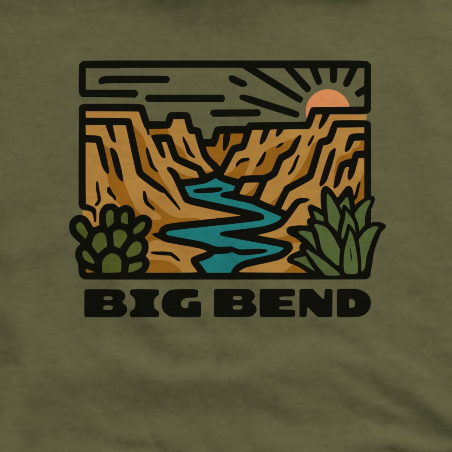 Big Bend National Park Hoodie Adventure and Outdoors Themed Hoodie