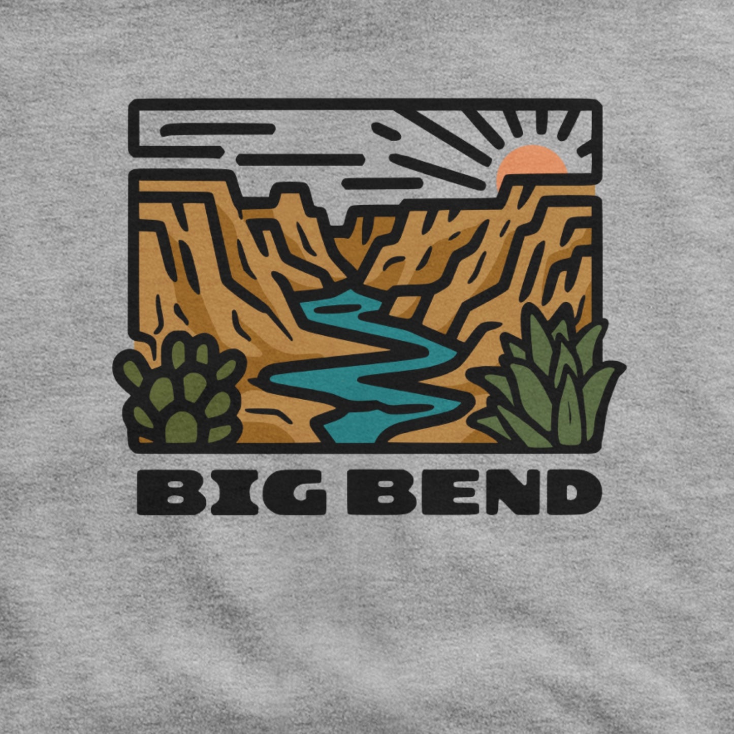 Big Bend National Park Hoodie Adventure and Outdoors Themed Hoodie
