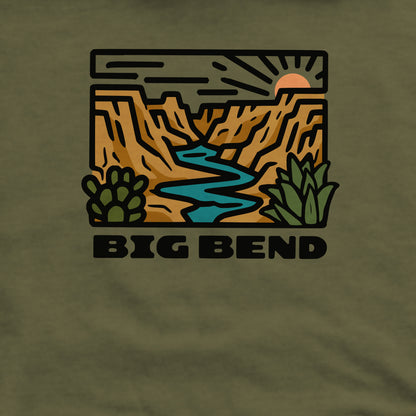 Big Bend National Park Crewneck Sweatshirt Adventure and Outdoors Themed Sweatshirt