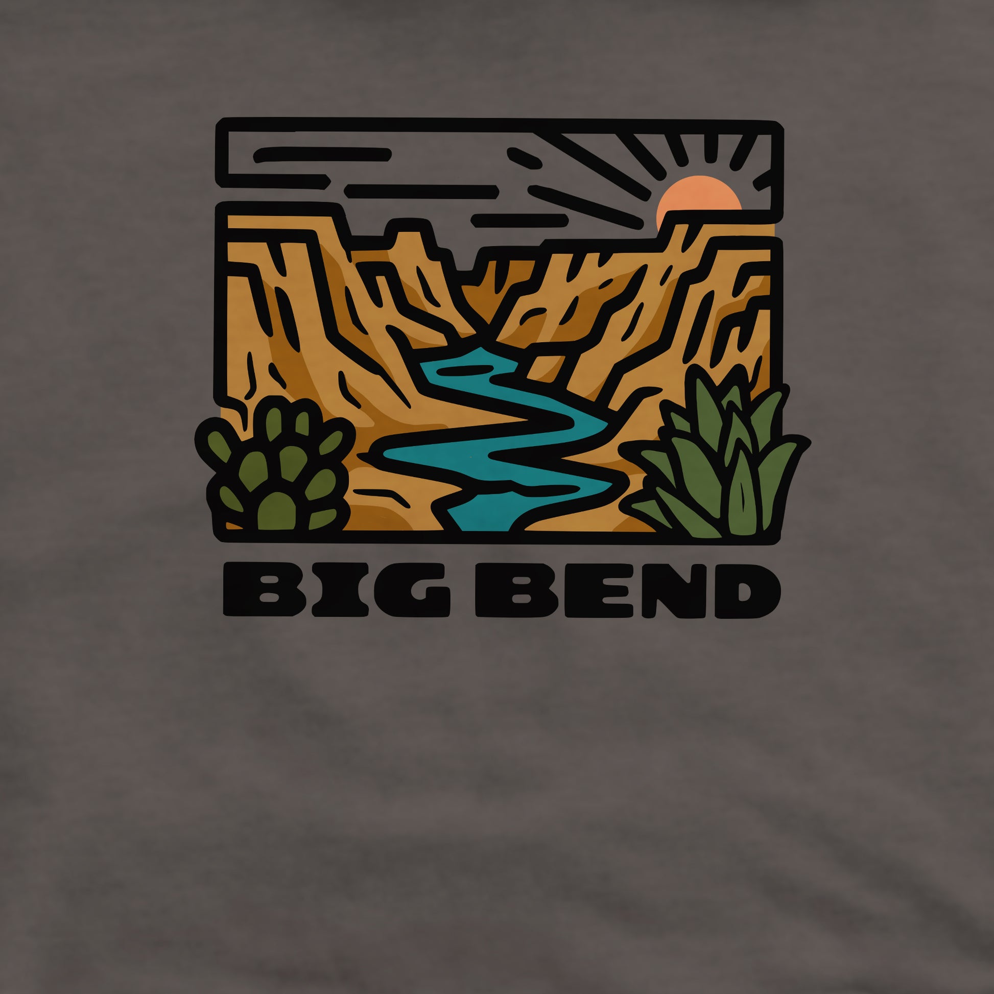 Big Bend National Park Crewneck Sweatshirt Adventure and Outdoors Themed Sweatshirt