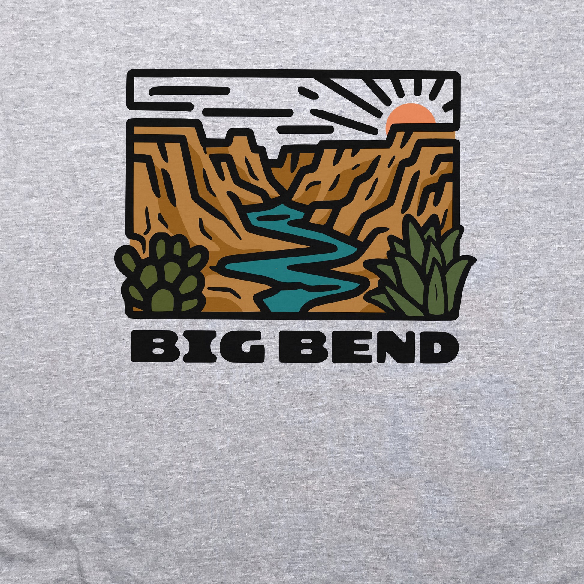 Big Bend National Park Crewneck Sweatshirt Adventure and Outdoors Themed Sweatshirt