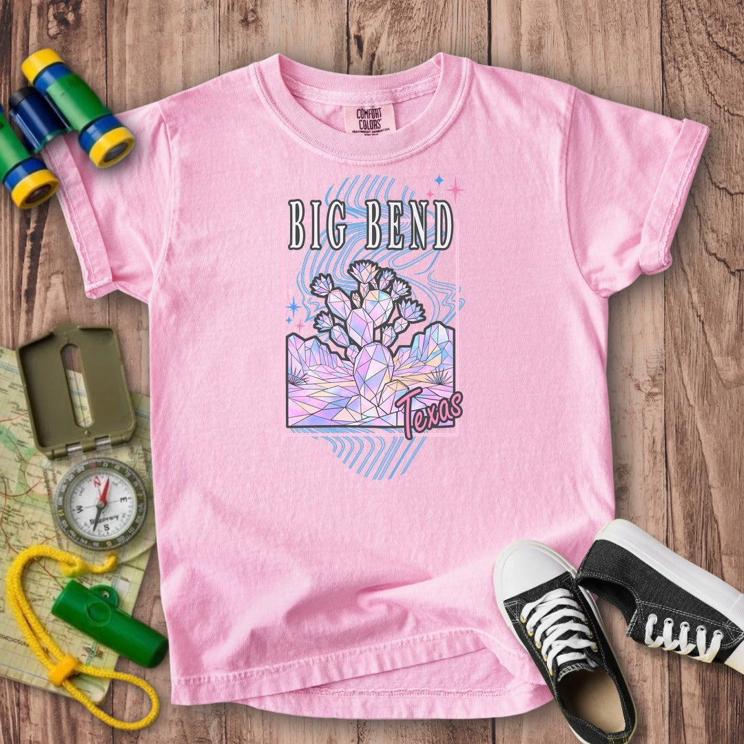 Big Bend Retro 80's Kids Cotton T-Shirt