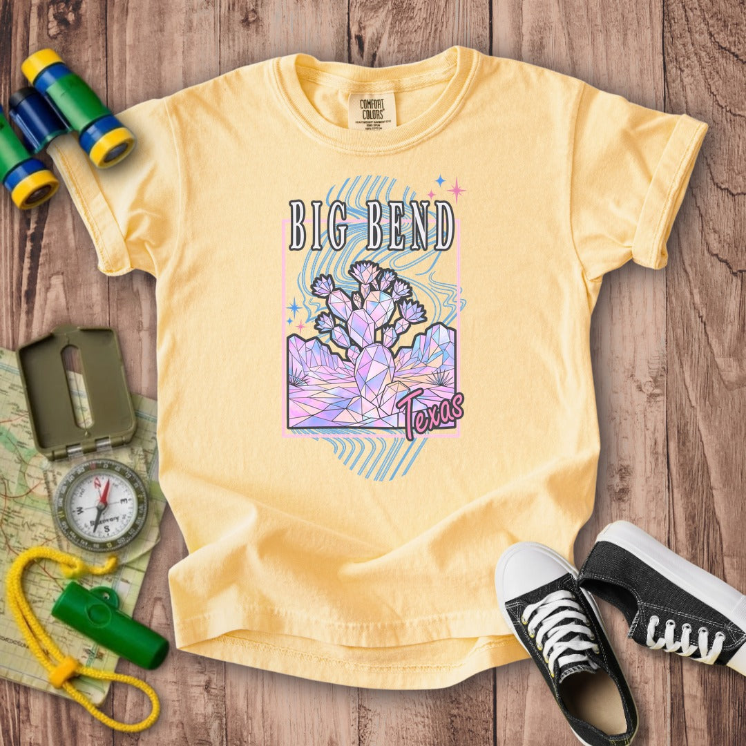 Big Bend Retro 80's Kids Cotton T-Shirt