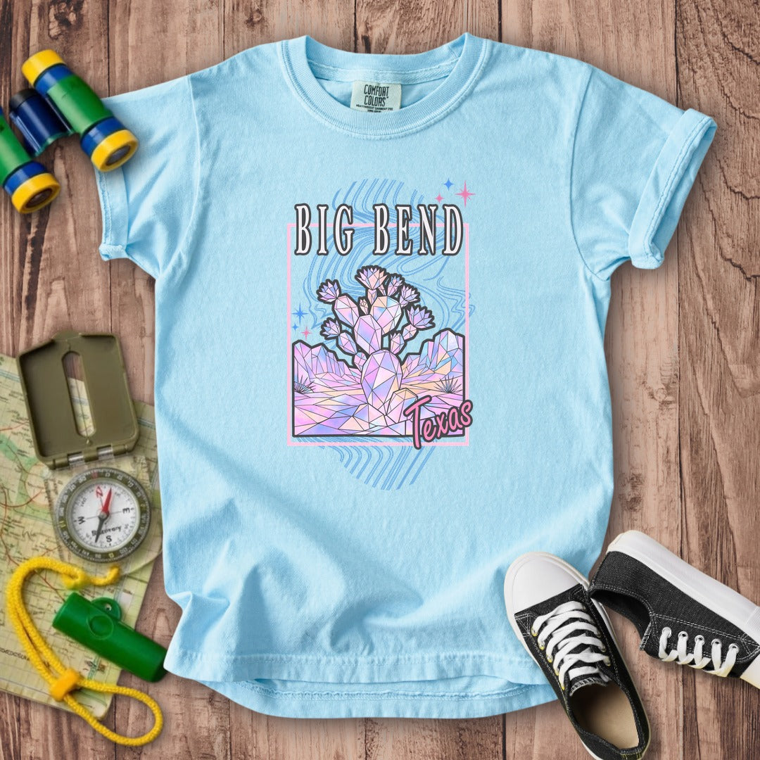 Big Bend Retro 80's Kids Cotton T-Shirt