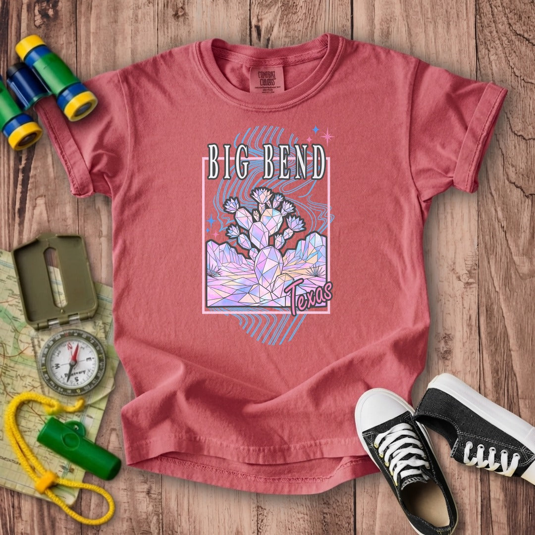 Big Bend Retro 80's Kids Cotton T-Shirt